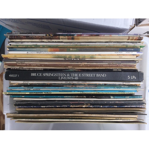 277 - A box of rock and pop LPs snd 12inch singles by various artists including The Smiths, Deep Purple, T... 