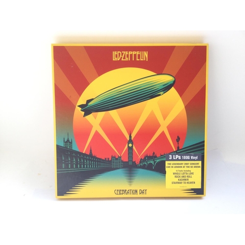 307 - A Led Zeppelin 'Celebration Day' 3LP box set pressed on 180g vinyl and complete with booklet.