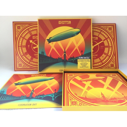 307 - A Led Zeppelin 'Celebration Day' 3LP box set pressed on 180g vinyl and complete with booklet.