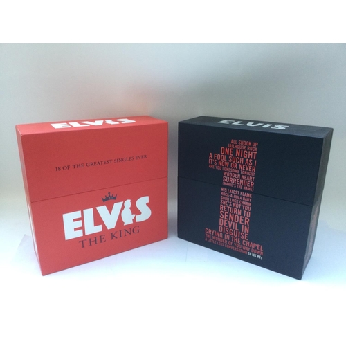 331 - Two Elvis Presley multi vinyl box sets comprising 'The King' and '18 UK #1s'.