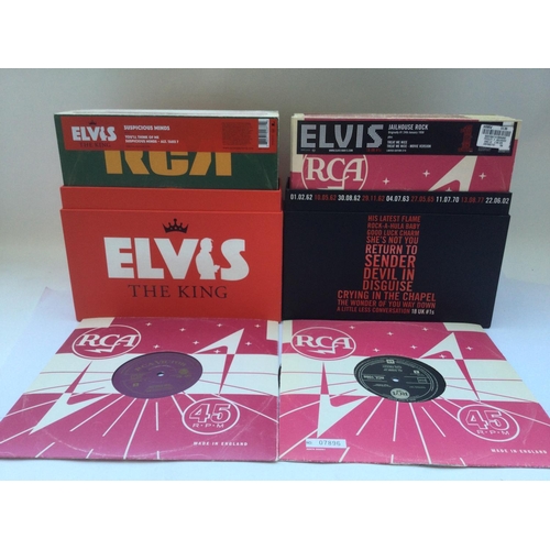 331 - Two Elvis Presley multi vinyl box sets comprising 'The King' and '18 UK #1s'.