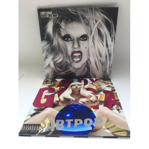 344 - Two LPs by Lady Gaga pressed on 180g vinyl comprising ' Born This Way' and 'Artpop'.