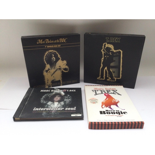 363 - Two Marc Bolan and T Rex 7inch single box sets comprising 'Electric Sevens' and 'Electric Sevens At ... 