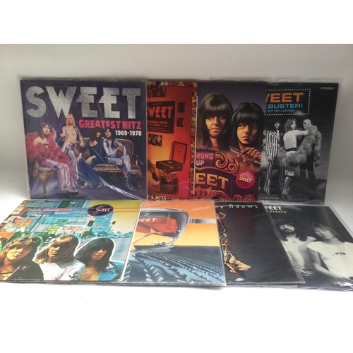 367 - Eight LPs by Sweet including 180g coloured vinyl examples.
