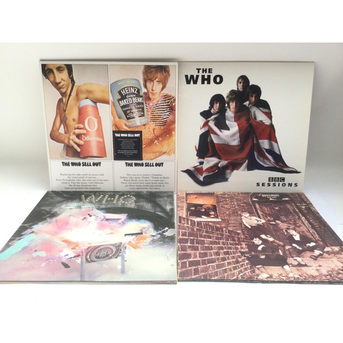 370 - Four LPs by The Who comprising a remastered 2LP 'The Who Sell Out', 'BBC Sessions', 'The Story Of Th... 