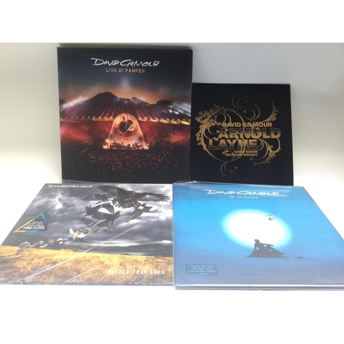 374 - Three David Gilmour LPs pressed on 180g vinyl comprising 'Live At Pompeii', 'On An Island' and 'Ratt... 