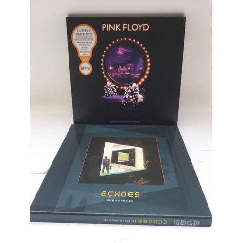 377 - Two Pink Floyd 180g vinyl box sets comprising 'Echoes' and 'Delicate Sound Of Thunder'.