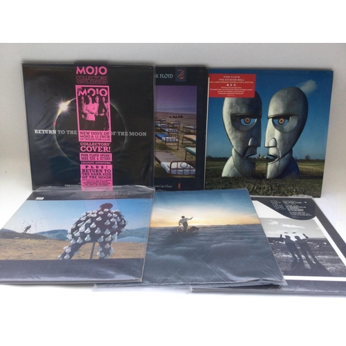 378 - Six Pink Floyd LPs comprising a 20th anniversary 180g 2LP 'Division Bell', 'The Endless River', 'Del... 