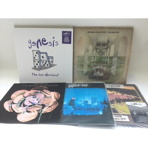 385 - Five Genesis LPs comprising a limited edition 'Genesis Collection Volume One' on the Charisma label,... 