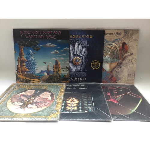 392 - Six Yes related LPs comprising 'Invention Of Knowledge' by Anderson / Stolt, 'Fish Out Of Water' by ... 
