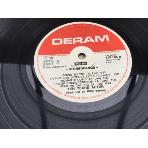 396 - Four Ten Years After LPs comprising first and early pressings of 'Ssssh', 'Cricklewood Green', 'Ston... 