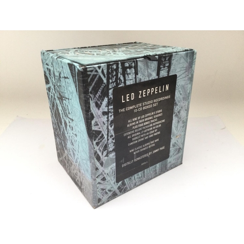 403 - A Led Zeppelin 'Complete Studio Recordings' 10CD box set digitally remastered by Jimmy Page.