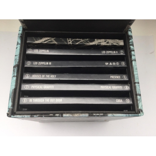 403 - A Led Zeppelin 'Complete Studio Recordings' 10CD box set digitally remastered by Jimmy Page.