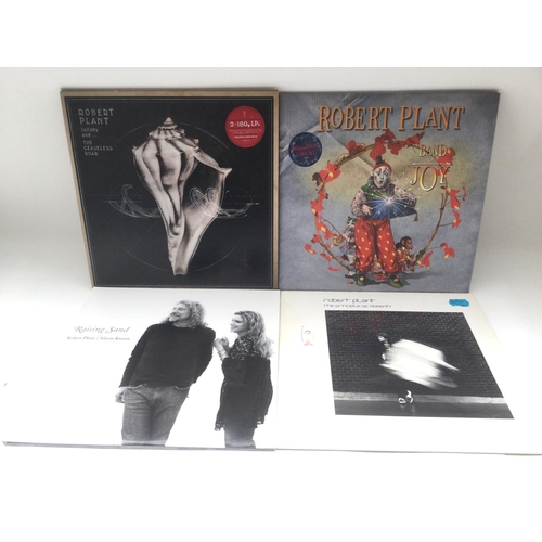 404 - Four Robert Plant LPs comprising mainly 180g pressings including 'Band Of Joy', 'Raising Sand' and o... 