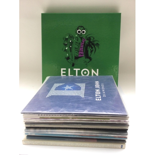 415 - A collection of later period Elton John LPs and retrospectives including 'Jewel Box', 'Diamonds', 'P... 