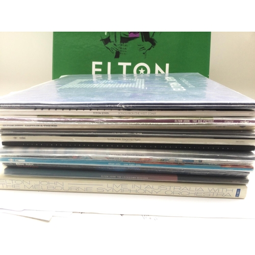 415 - A collection of later period Elton John LPs and retrospectives including 'Jewel Box', 'Diamonds', 'P... 
