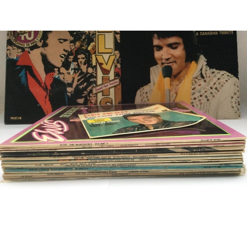 46 - A collection of Elvis Presley LPs and an EP.