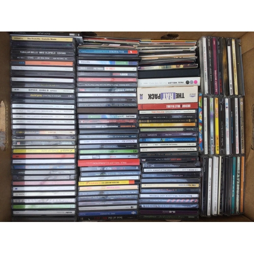 47 - Two boxes of CDs by various artists including an Eric Clapton 'Crossroads' 4CD set, Adele, Pearl Jam... 