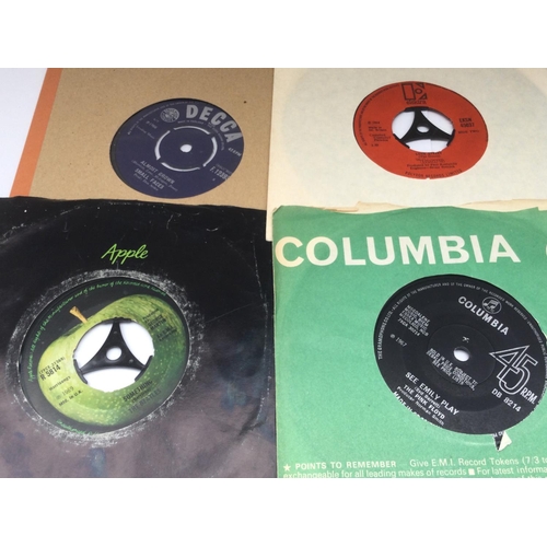 63 - A collection of 7inch singles and EPs by artists from the 1960s and 70s including Pink Floyd, The Do... 