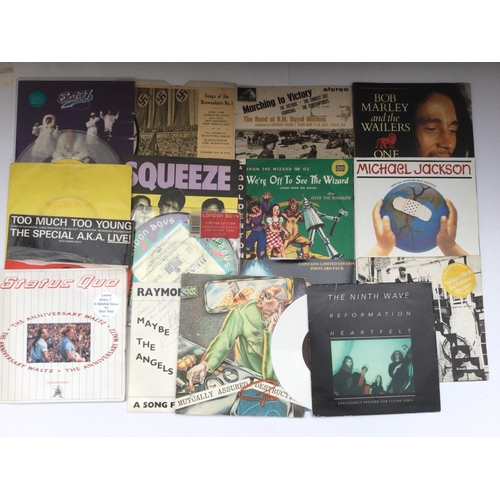 69 - A collection of 7inch singles including picture discs and coloured vinyl.