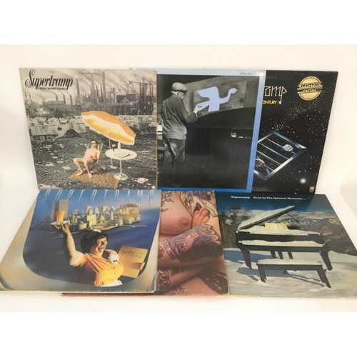 815 - Six Supertramp LPs including three audiophile pressings.