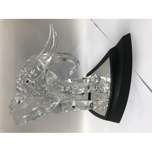 1047 - A cased Swarovski limited edition Elephant with stand. 01962/10000, together with Certificate of Aut... 