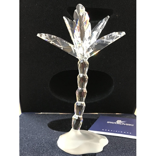 1090 - A boxed Swarovski palm tree, no obvious damage or restoration