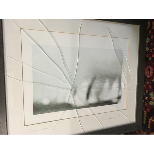 1431 - A collection of Framed abstract art including mid 20th century artist John Horwill. Frame Dimensions... 