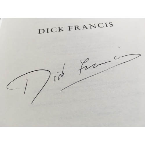 1650 - A Dick Francis book- 10Lb Penalty, signed Dick Francis