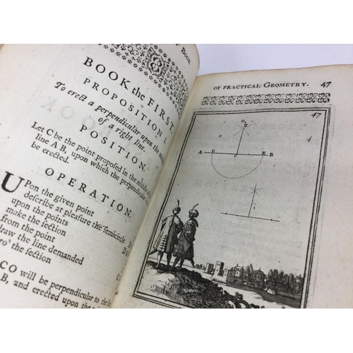 1652 - An 18th century book Practical geometry: or, a new and easy method of treating that art. Translated ... 