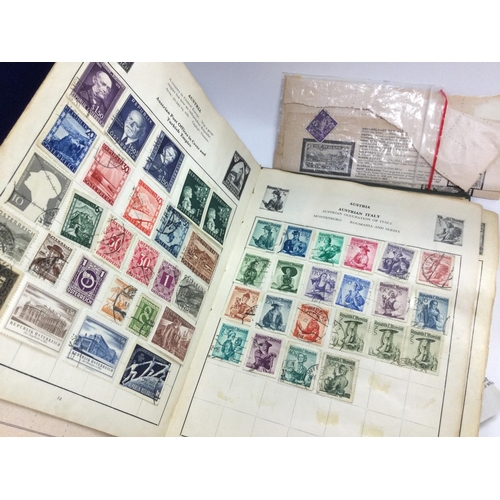 1653 - A collection of GB & world stamps including a penny black. postage catC