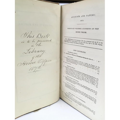 1665 - Government Civil Service books from the Home Office library , 1831-1876. Postage category C