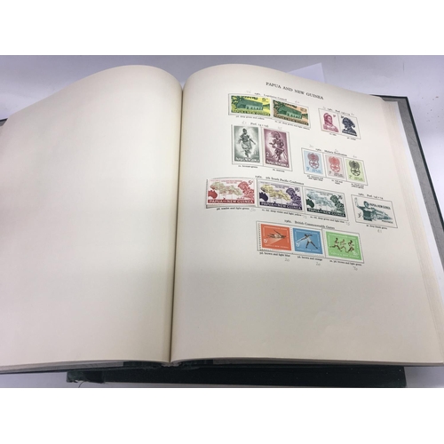 1673 - A large collection of mounted mint Queen Elizabeth commonwealth postage stamps from 1952-1962, house... 