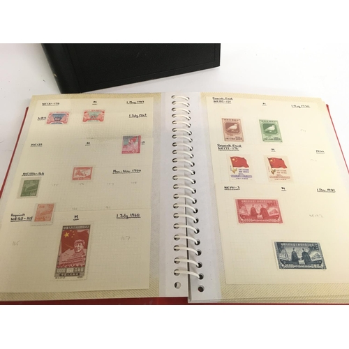 1697 - Two stamp albums including an album consisting of 20th century Chinese stamps and an album of world ... 