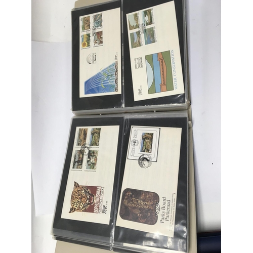 1701 - A large collection of south African 1st day stamp albums and a box of PHQ cards.