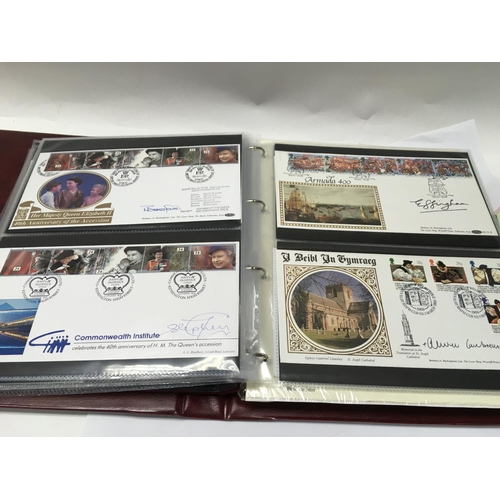 1707 - An album of signed great Britain first day covers.