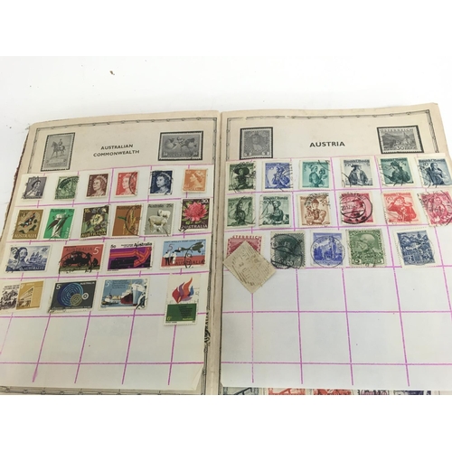 1711 - A collection of stamps including GB and world stamps. Postage category B