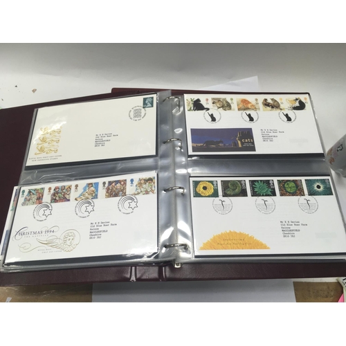 1712 - An extensive collection of great Britain first day covers, many with special hand stamps, housed in ... 