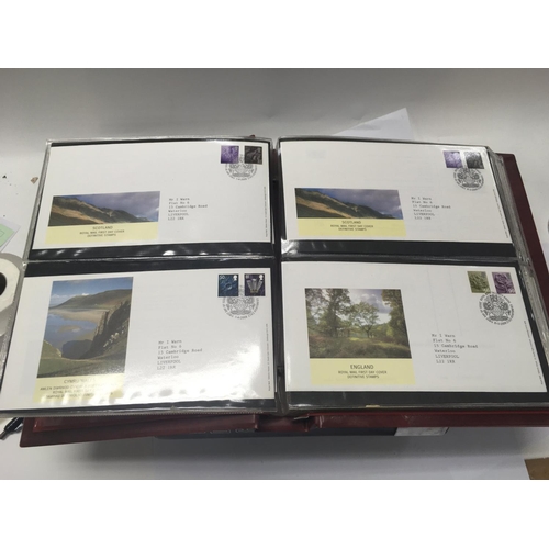 1712 - An extensive collection of great Britain first day covers, many with special hand stamps, housed in ... 