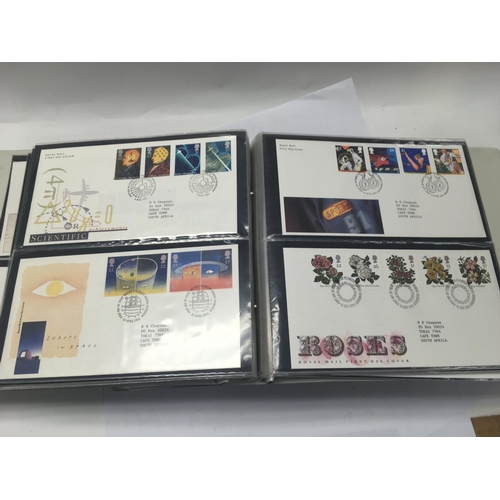 1712 - An extensive collection of great Britain first day covers, many with special hand stamps, housed in ... 