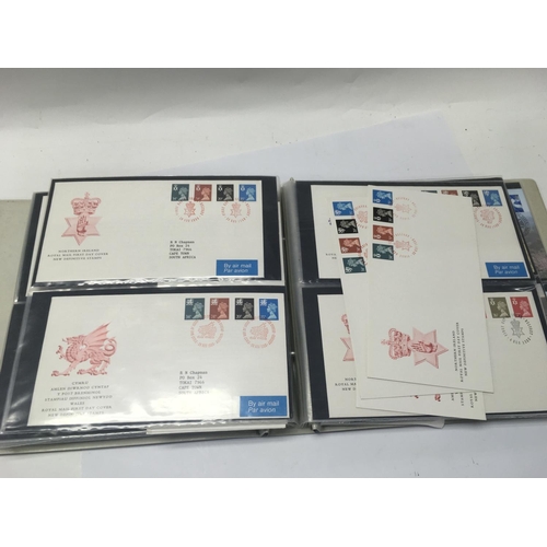 1712 - An extensive collection of great Britain first day covers, many with special hand stamps, housed in ... 