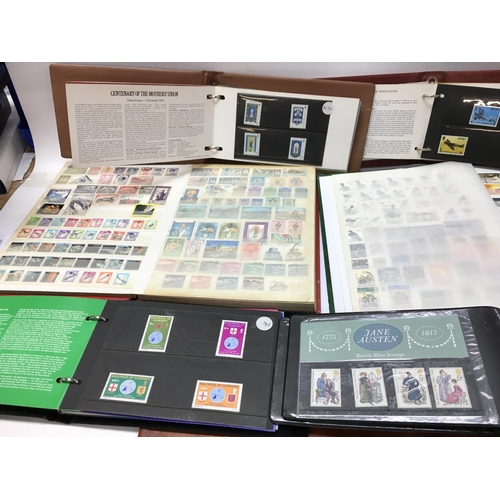 1732 - A large collection of stamps mainly second half of the 20th century. Lots of Channel Islands stamps,... 