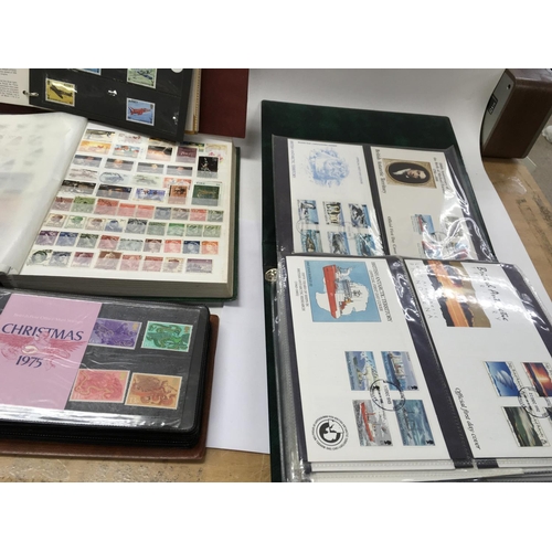 1732 - A large collection of stamps mainly second half of the 20th century. Lots of Channel Islands stamps,... 