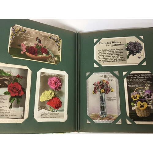 1759 - Four Vintage postcard albums containing postcards from the early 20th century onwards Greeting Cards... 