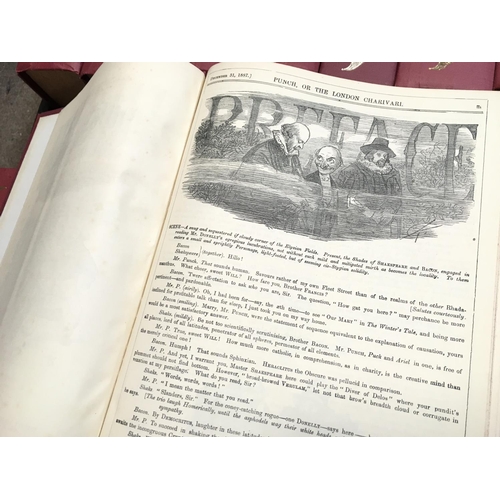 1765 - A large collection of 19th century and early 20th century Punch and Judy volumes from 1-127 publishe... 