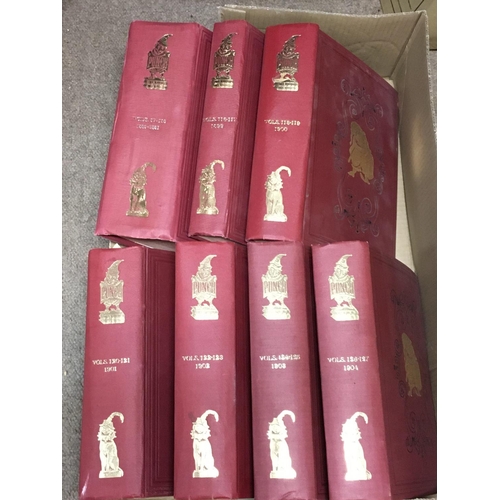 1765 - A large collection of 19th century and early 20th century Punch and Judy volumes from 1-127 publishe... 