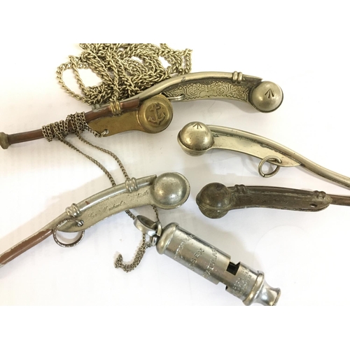 1848 - A large collection of vintage whistles including TheAcme, The Metropolitan etc. This lot cannot be p... 