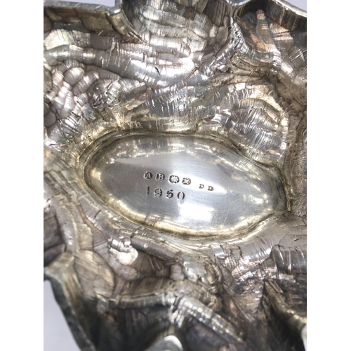 1877 - A silver plated spoon warmer in the form of a nautilus sea shell. Postage category B