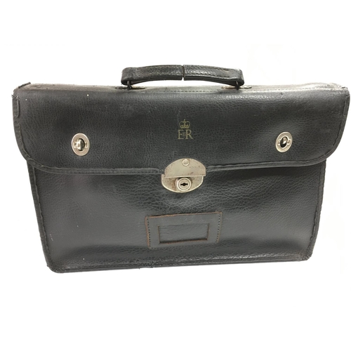 1891 - Government civil service issue leather briefcases, one by Cheney. Postage category C