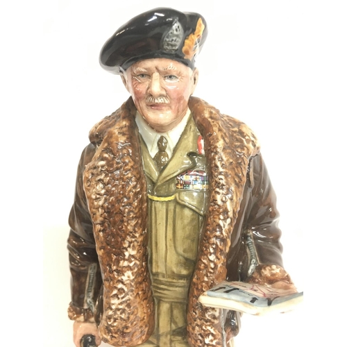 903 - A Royal Doulton limited edition porcelain figure, Field Marshall Montgomery. HN3405. 30cm tall appro... 